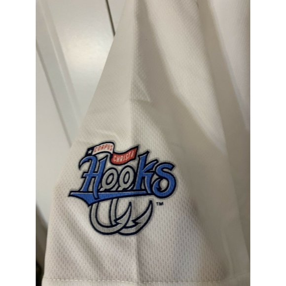 Houston Astros Retro Throwback 90s Baseball SGA CC Hooks Jersey Sz XL White No50 - Picture 4 of 7